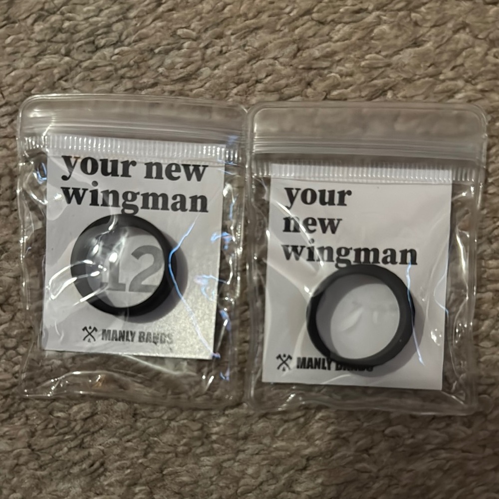 Manly Bands Black Ring